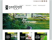 Tablet Screenshot of hanoverwinery.com